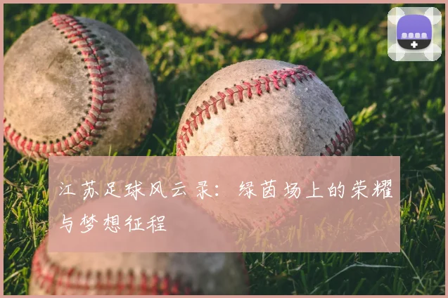 江苏足球风云录:绿茵场上的荣耀与梦想征程